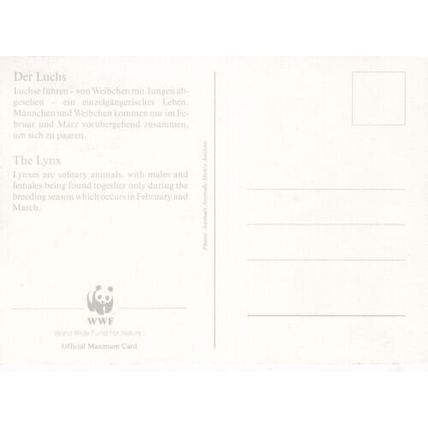 Portugal 1988 The Lynx Maximum Card VGC special cancel unaddressed VGC