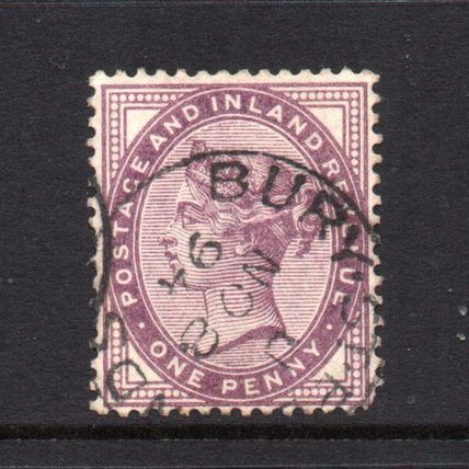 Victoria- 1881 - 1d Lilac (16 Dots) (sg172) Used (BURY ST. EDMUNDS Postmark)