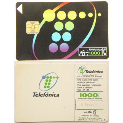 Spain Phone Card - Telefonica, ref.2
