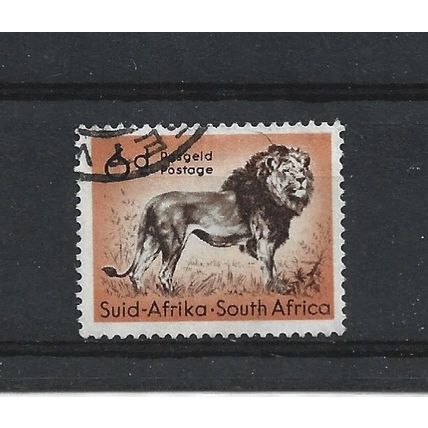 SouthAfrica.SG158 6d Lion.Fine Used.Aug25c