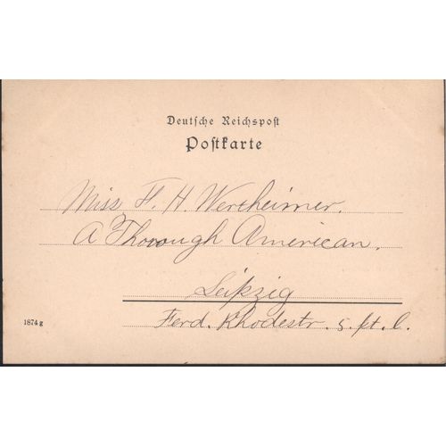 Vintage Germany PC 1897 - Grufs aus Leipzig