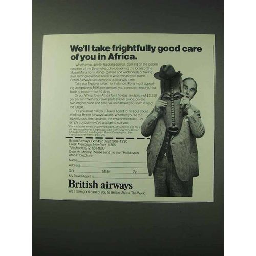 1978 British Airways Ad - We'll Take Good Care Of You