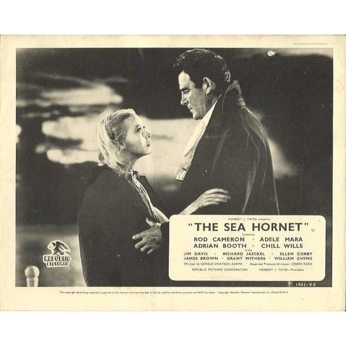 THE SEA HORNET Rod Cameron, Adele Mara, Adrian Booth F-O-H Stills (4)