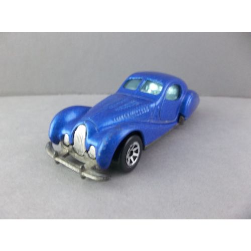 Hot Wheels 1987 Blue Jaguar Split Window Coupe Car