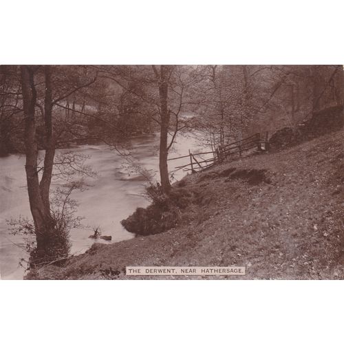 The Derwent near Hathersage Derbyshire Postcard (DER76939)