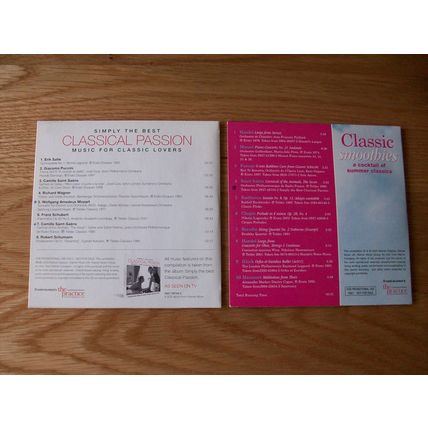 SIMPLY THE BEST CLASSICAL PASSION / CLASSIC SMOOTHIES 2 CDs DAILY EXPRESS 2003 W