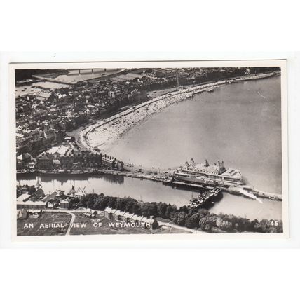 An Aerial View of Weymouth Postcard RP Dorset Excel Series