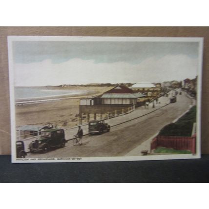 PAVILION AND PROMENADE, BURNHAM-ON-SEA, SOMERSET unused postcard Dearden & Wade=