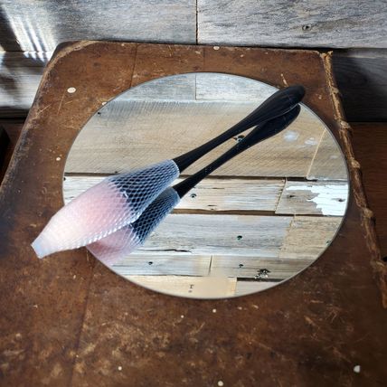 Large Professional Powder Brush - Black & Pink