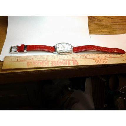 Anne Klein Diamond Swiss 12/7585 Silver Tone Quartz Watch