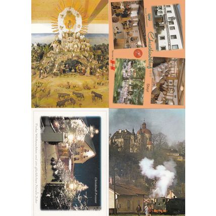 Christkindl Bei Steyr Austria Railway Hotel 4x Postcard s