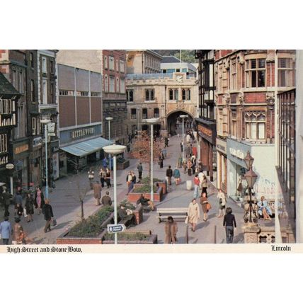 Littlewoods Catalogue Department Store Lincoln 1980s Postcard