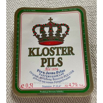 Older Polish Beer Label 34