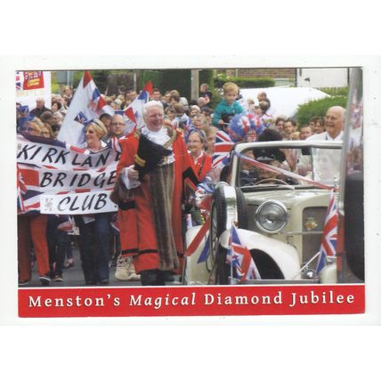 2012 Magical Diamond Jubilee Menston Postcard Bradford West Yorkshire