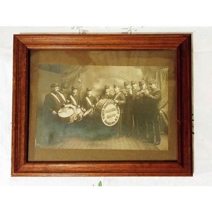 Antique Photograph-First Fraternal Reg't Martial Band of Rochester NY
