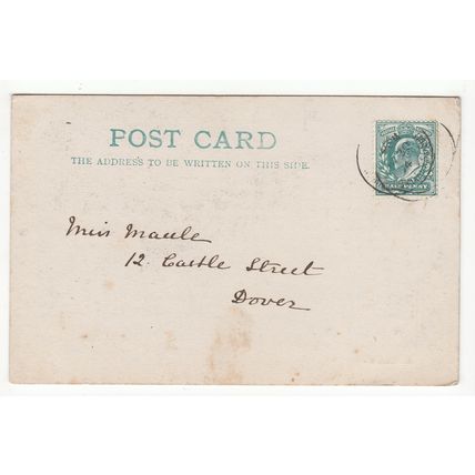 The Post Office Hacheston Postcard 1904 Suffolk