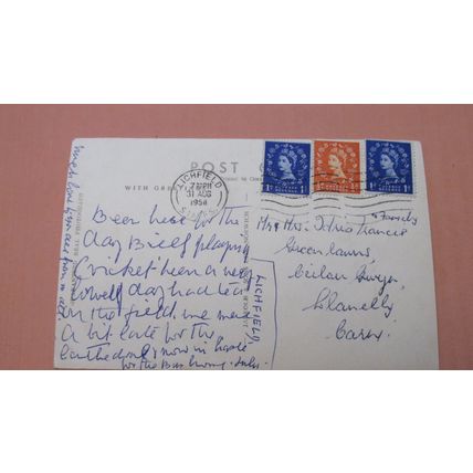 1950s real photo Postcard - Cathedral Lady Chapel - Lichfield, Staffordshire