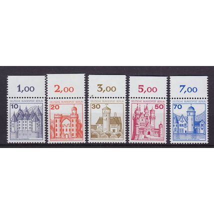 GERMANY BERLIN [1977] MiNr 0532 A ex ( **/mnh ) [01] Burgen Schlösser ORand