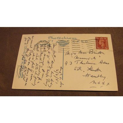 1950s Postcard - Leigh-On-Sea scene -Nr Southend, Essex
