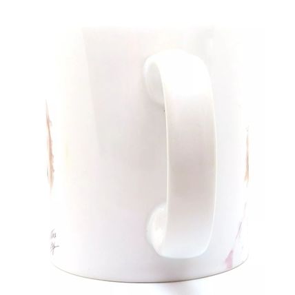 Brown & White Dog Mug Fine China 8.7 CM Ceramic Tableware Beverage Gift
