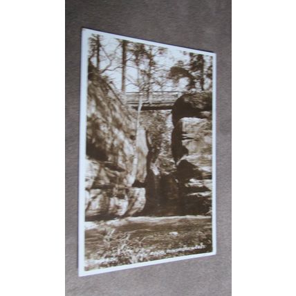 1933 fr Valentines Real Photo Postcard - High Rocks, Tunbridge Wells - Kent