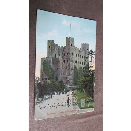 1908 fr Hartmann Postcard - Rochester Castle - Kent