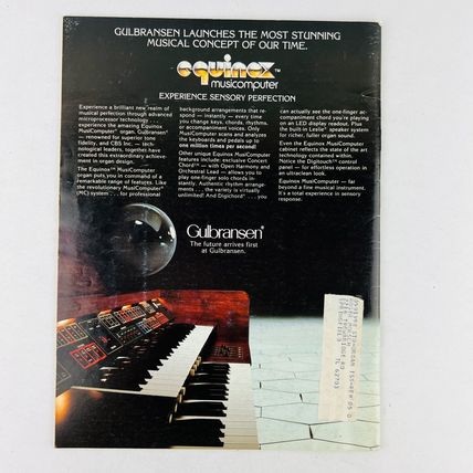 Sheet Music Magazine April/May 1982 Vol 6 No 4 Music From The Films Issue Organ