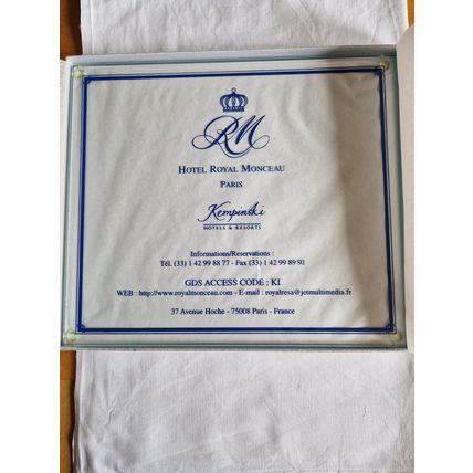 Royal Monceau Hotel - Paris -Glass Mouse mat
