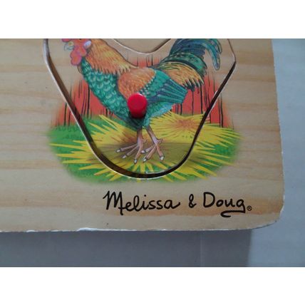 Puzzle - Melissa and Doug Wooden Sound Puzzle - #268 - Farm Animals