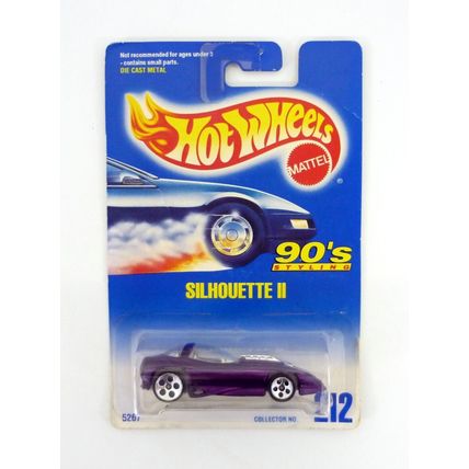 Hot Wheels Silhouette II #212 Purple Die-Cast Car 1991