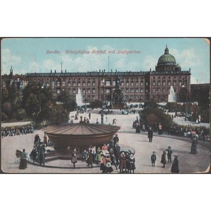 Königliches Schloss mit Lustgarten, Berlin, 1912 - AK