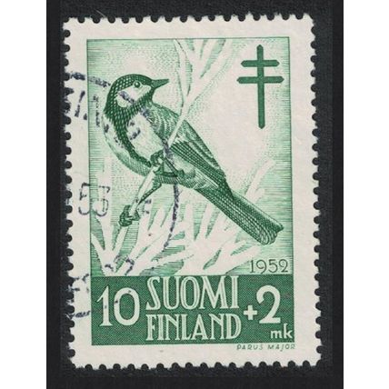 Finland Great Tit Bird 1952 Canc SG#513