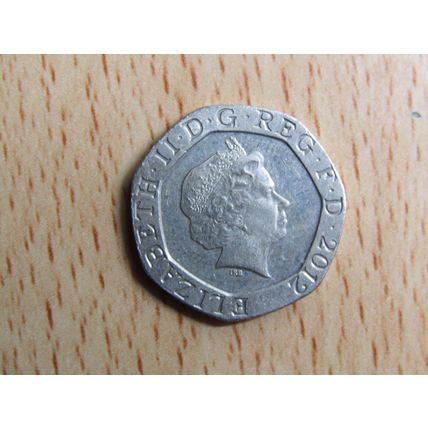 GB 2012 Elizebeth II Decimal 20p Coin