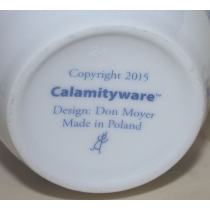 Calamityware Blue & White Things Could Be Worse 12 Ounce Mug