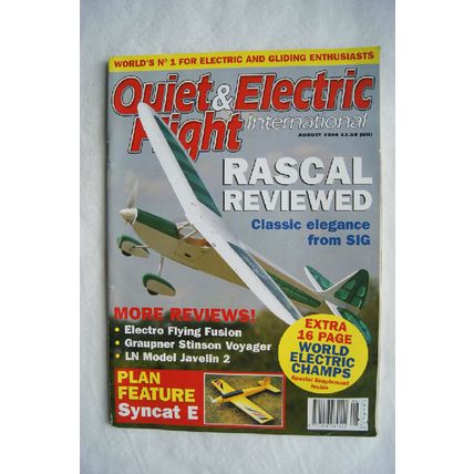 2004 Quiet & Electric Flight Magazine - August