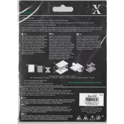 Xcut. Do Not Open Tag Die Set. Die Cutting Cardmaking Scrapbooking Crafts