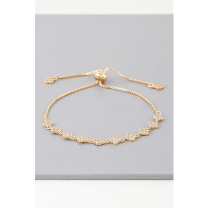 New Jeweled Charm Chain Bracelet