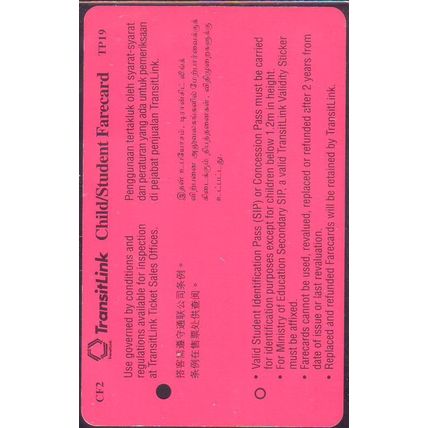 Chirpy Friends S'pore TransitLink Train/Bus Card