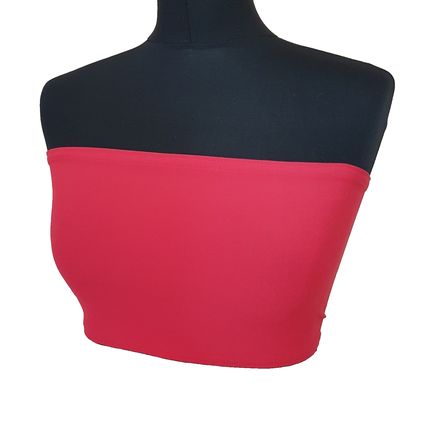 Hokey Pokey Stretch Red Boob Tube Layer Top Size L