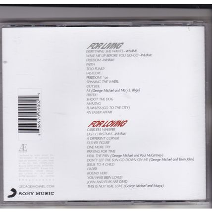 George Michael : Twentyfive. (2006) 2 CD album set.