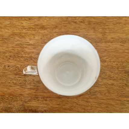 Japanese Art Deco Tea Cup, Vintage Oriental Porcelain, Eggshell China 1930s 1920