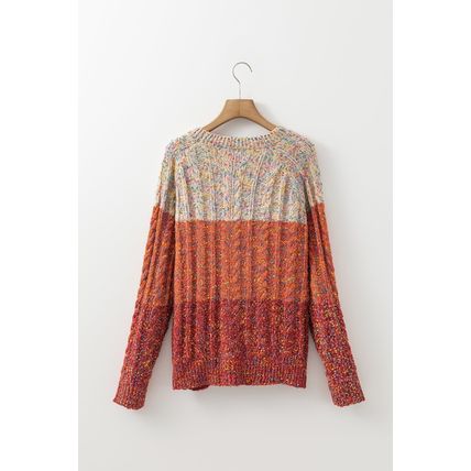 Multicolour Colorful Confetti Wool Ball Knitted Sweater