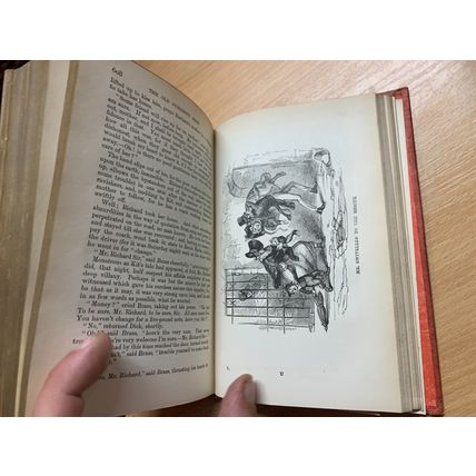 1914 CHARLES DICKENS OLD CURIOSITY SHOP FIRESIDE EDITION FICTION HB BOOK (P4)