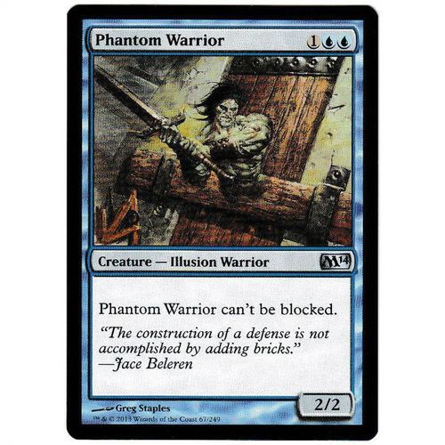 Magic the Gathering - Core 2014 - #67/249 - Phantom Warrior