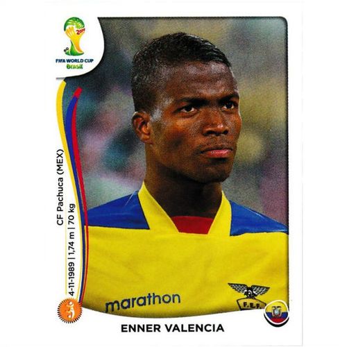 2014 Panini World Cup Soccer Stickers - #364 - Enner Valencia