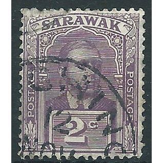Sarawak 1923 SG63 2c Purple Fine Used ....