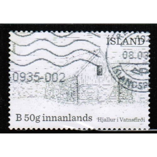 2015 Iceland Sc# 1382 - Old Building - B50g used