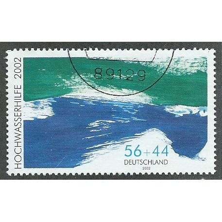 GER 2002 56c + 44 'FLOOD RELIEF CAMPAIGN' FINE USED (EBID 51-168)