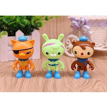 8Pcs Octonauts Cake Decor Topper Figurine Figure Doll Cartoon for Children Kids