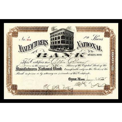 Manufacturers Maritime Bank 12 x 18 Poster